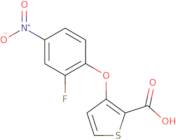 3-(2-Fluoro-4-nitrophenoxy)-2-thiophenecarboxylic acid