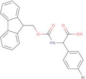 2-(4-Bromophenyl)-2-({[(9H-fluoren-9-yl)methoxy]carbonyl}amino)acetic acid