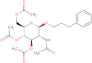 Phenylpropyl 2-acetamido-3,4,6-tri-O-acetyl-2-deoxy-b-D-glucopyranoside