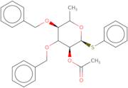 1-S-Phenyl-2-O-acetyl-3,4-di-O-benzyl-a-L-thiorhamnopyranose