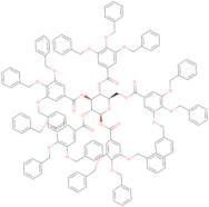 1,2,3,4,6-Penta-O-(3,4,5-tri-O-benzylgalloyl)-b-D-glucopyranose