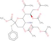 Phenyl 4,7,8,9-tetra-O-acetyl-2-thio-N-glycolyl-D-neuraminic acid methyl ester