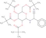 N-(2'-Phenylacetonitrile)-2,3,4,6-tetra-O-pivaloyl-D-glucopyranoside