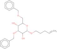 4-Pentenyl 3,6-di-O-benzyl-a-D-mannopyranoside