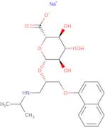 (S)-Propranolol b-D-glucuronide sodium salt