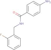 4-Amino-N-[(2-fluorophenyl)methyl]benzamide