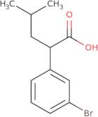 2-(3-bromophenyl)-4-methylpentanoic acid