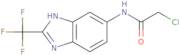 2-Chloro-N-[2-(trifluoromethyl)-1H-1,3-benzodiazol-5-yl]acetamide