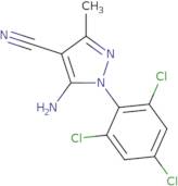 5-Amino-3-methyl-1-(2,4,6-trichlorophenyl)-1hpyrazole-4-carbonitrile