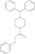 1-(4-(diphenylmethyl)piperazinyl)-2-phenoxyethan-1-one