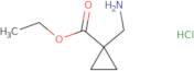 ethyl 1-(aminomethyl)cyclopropane-1-carboxylate hydrochloride