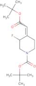 tert-Butyl 4-(2-tert-butoxy-2-oxoethylidene)-3-fluoropiperidine-1-carboxylate