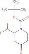 tert-Butyl 2-(difluoromethyl)-4-oxopiperidine-1-carboxylate