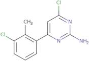 4-chloro-6-(3-chloro-2-methylphenyl)pyrimidin-2-amine