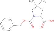 (2S)-1-[(Benzyloxy)carbonyl]-4,4-dimethylpyrrolidine-2-carboxylic acid