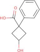 rac-(1S,3S)-3-Hydroxy-1-phenylcyclobutane-1-carboxylic acid