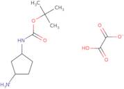 2-Hydroxy-2-oxoacetate [3-[(2-methylpropan-2-yl)oxycarbonylamino]cyclopentyl]azanium