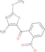 (4-Amino-2-(methylthio)thiazol-5-yl)(2-nitrophenyl)methanone