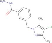 3-(4-Chloro-3,5-dimethyl-pyrazol-1-ylmethyl)-benzoic acid hydrazide