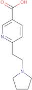 6-[2-(Pyrrolidin-1-yl)ethyl]pyridine-3-carboxylic acid