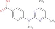 4-[(4,6-Dimethylpyrimidin-2-yl)(methyl)amino]benzoic acid