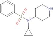 N-Cyclopropyl-N-(4-piperidinyl)benzenesulfonamide