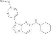 N-Cyclohexyl-3-(4-methoxyphenyl)imidazo[1,2-b]pyridazin-6-amine