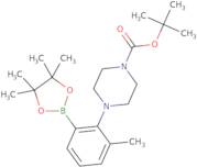 2-((4-tert-Butoxycarbonyl)piperazin-1-yl)methyl)phenylboronic acid, pinacol ester