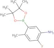2-Fluoro-4-methyl-5-(4,4,5,5-tetramethyl-[1,3,2]dioxaborolan-2-yl)-phenylamine