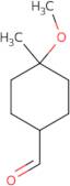 4-Methoxy-4-methylcyclohexane-1-carbaldehyde