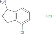 (1R)-4-Chloro-2,3-dihydro-1H-inden-1-amine hydrochloride