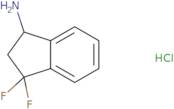 3,3-Difluoro-2,3-dihydro-1H-inden-1-amine hydrochloride