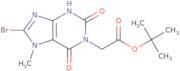 tert-Butyl 2-(8-bromo-7-methyl-2,6-dioxo-2,3,6,7-tetrahydro-1H-purin-1-yl)acetate