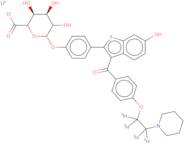 Raloxifene-4'-D-glucuronide D4 lithium salt