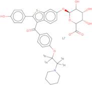 Raloxifene-6-D-glucuronide D4 lithium salt