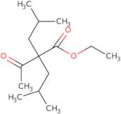 Ethyl 2-acetyl-4-methyl-2-(2-methylpropyl)pentanoate