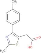 2-[2-Methyl-4-(4-methylphenyl)-1,3-thiazol-5-yl]acetic acid