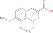 7,8-Dimethoxy-1-oxo-1H-isothiochromene-3-carboxylic acid