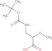 (2S)-3-{[(tert-Butoxy)carbonyl]amino}-2-methoxypropanoic acid