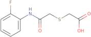 2-({[(2-Fluorophenyl)carbamoyl]methyl}sulfanyl)acetic acid