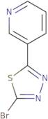 3-(5-Bromo-1,3,4-thiadiazol-2-yl)pyridine