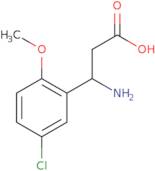 3-Amino-3-(5-chloro-2-methoxyphenyl)propanoic acid