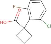 1-(2-Chloro-6-fluorophenyl)cyclobutane-1-carboxylic acid