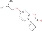 1-[4-(2-Methylpropoxy)phenyl]cyclobutane-1-carboxylic acid