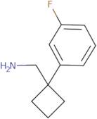 [1-(3-Fluorophenyl)cyclobutyl]methanamine