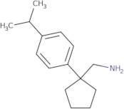 {1-[4-(Propan-2-yl)phenyl]cyclopentyl}methanamine