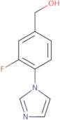 [3-Fluoro-4-(1H-imidazol-1-yl)phenyl]methanol
