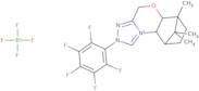 (5aS,6R,9S,9aR)-5a,6,7,8,9,9a-Hexahydro-6,11,11-trimethyl-2-(2,3,4,5,6-pentafluorophenyl)-6,9-methano-4H-[1,2,4]triazolo[3,4-c][1,4] benzoxazinium tetrafluoroborate