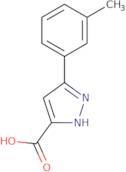 5-(3-Methylphenyl)-1H-pyrazole-3-carboxylic acid