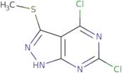 4,6-Dichloro-3-(methylsulfanyl)-1H-pyrazolo[3,4-d]pyrimidine